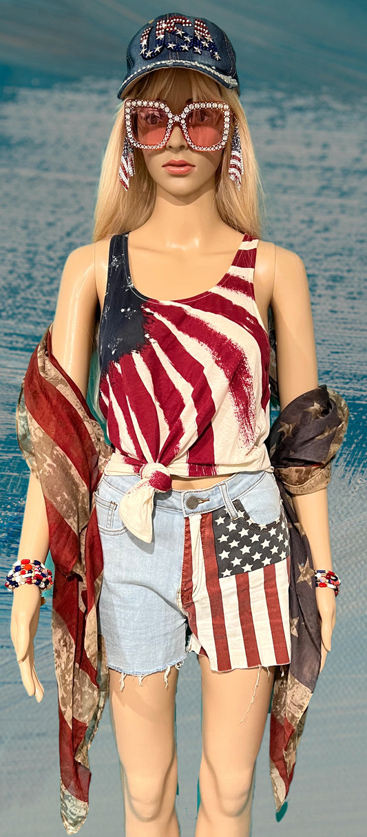 Patriotic Partier    Size S